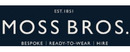 Moss Bros brand logo for reviews of online shopping for Fashion Reviews & Experiences products